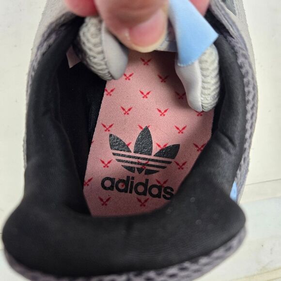 ADIDAS ZX Torsion X Ninja Men's Size 10.5 FW5957 Gray Blue Sneakers - Picture 11 of 15